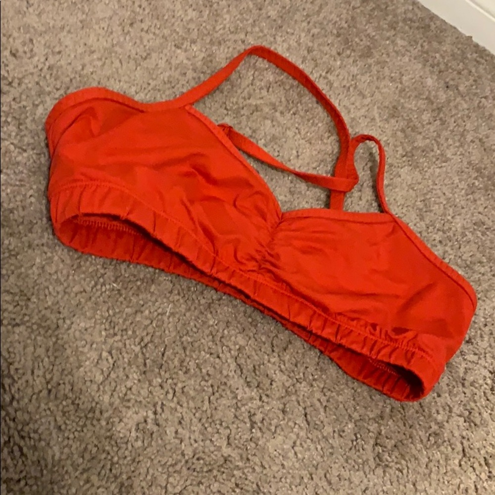 Red Handful Sports Bra - Removable Push Up Inserts